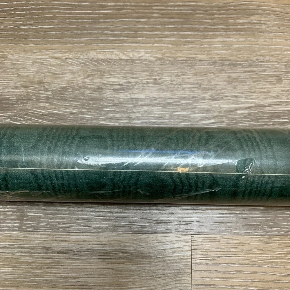 Graham & Brown Green Faux Bois Vinyl Pre-pasted Vintage Wallcovering Wallpaper